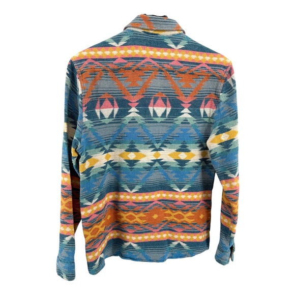 Urban Outfitters Mens Small Pre-Owned Southwestern Aztec 100% Cotton Shirt - Picture 8 of 14